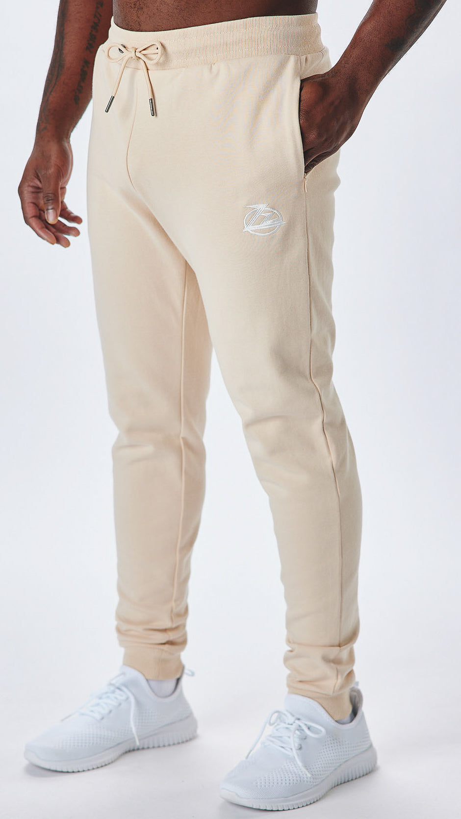 Jogging best sale beige homme