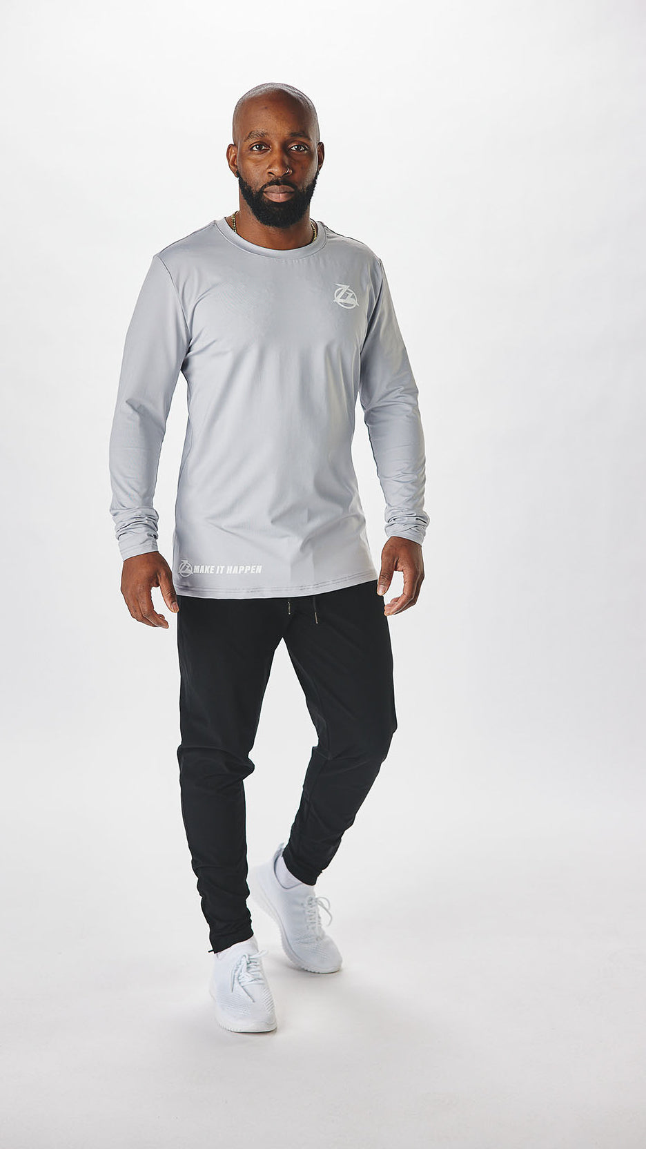 Grey Zz Sport Long Sleeve