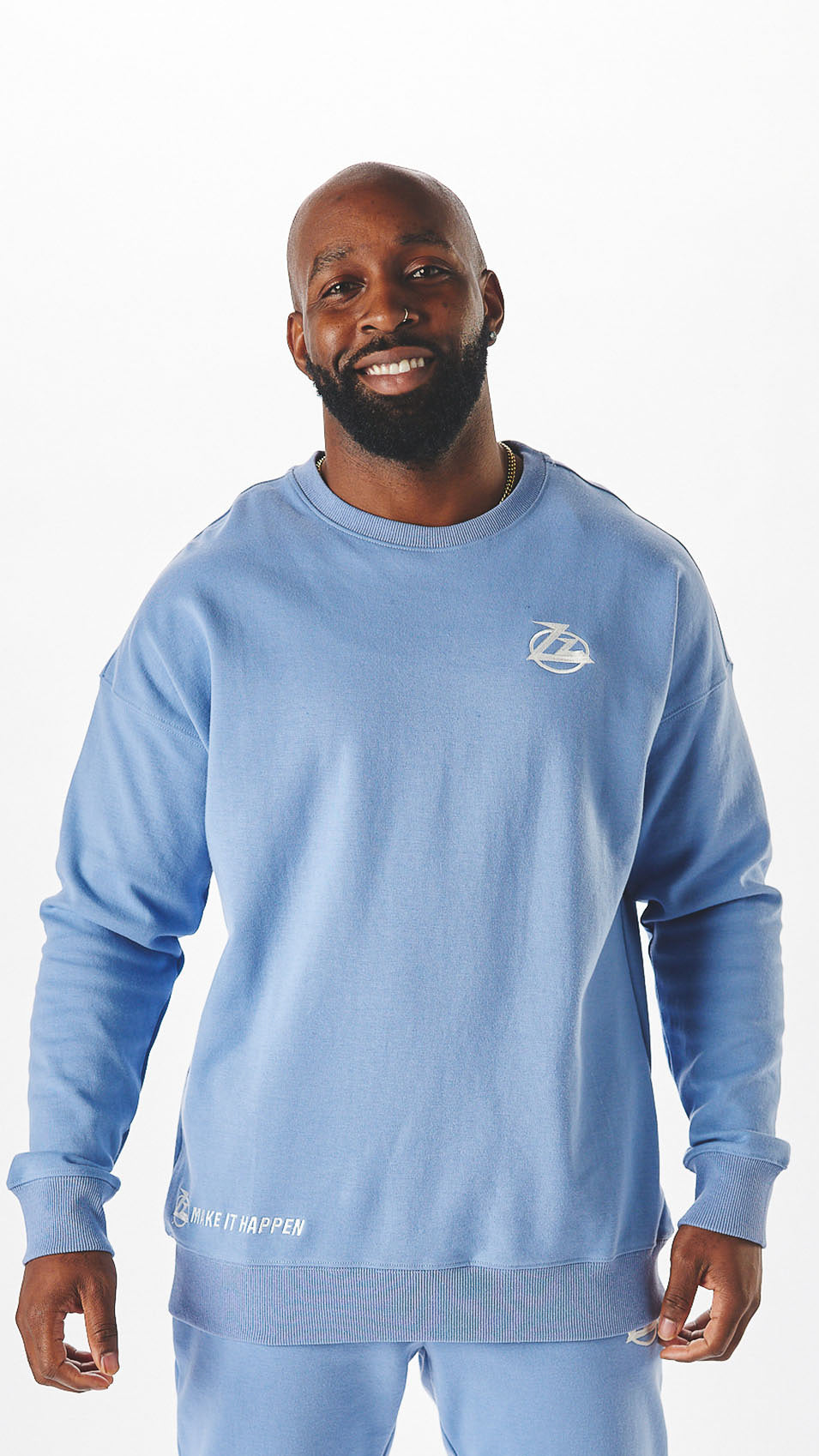 Periwinkle Zz Essential Crewneck