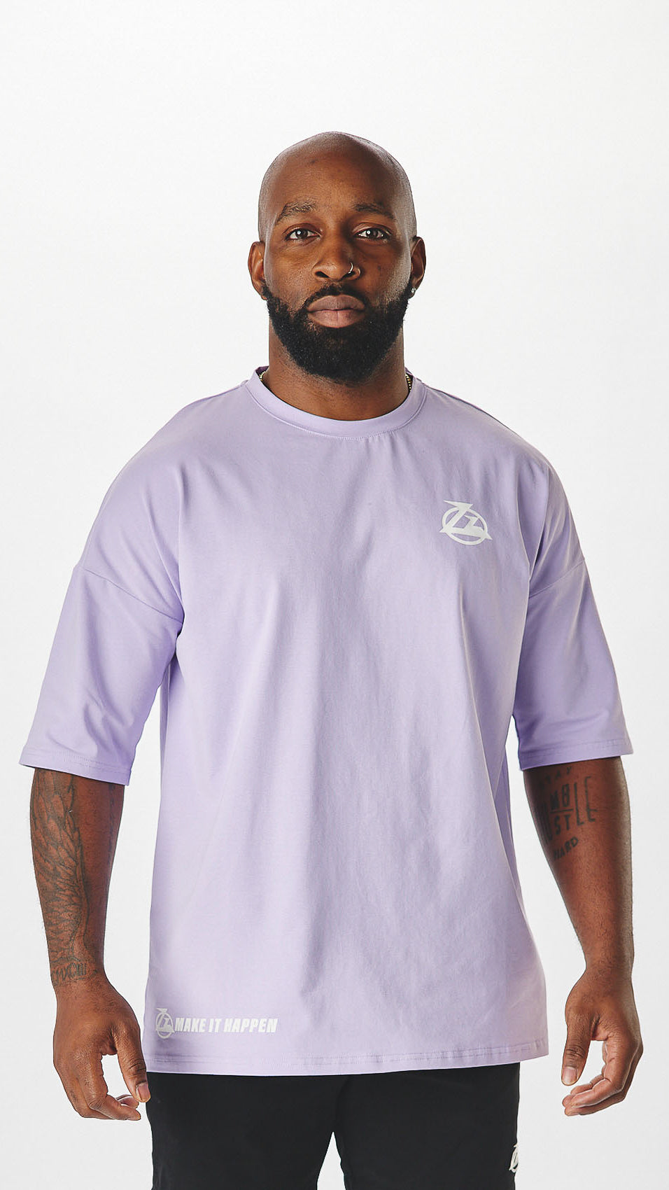 Purple Zz Oversized T-Shirt