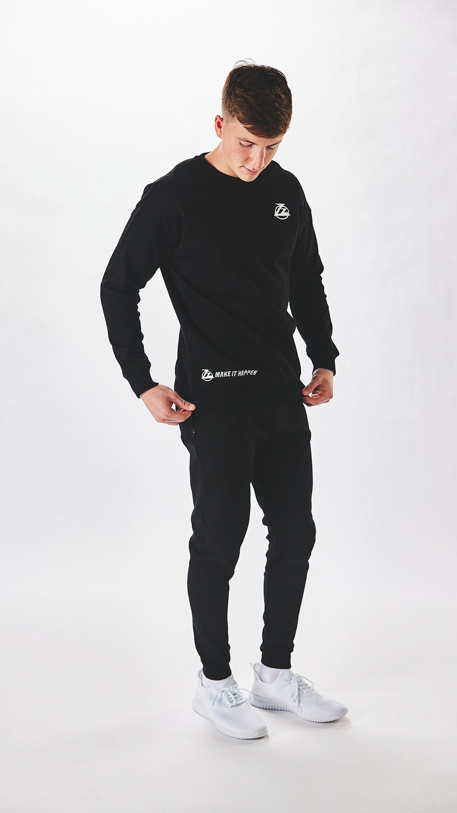 Black Zz Essential Crewneck