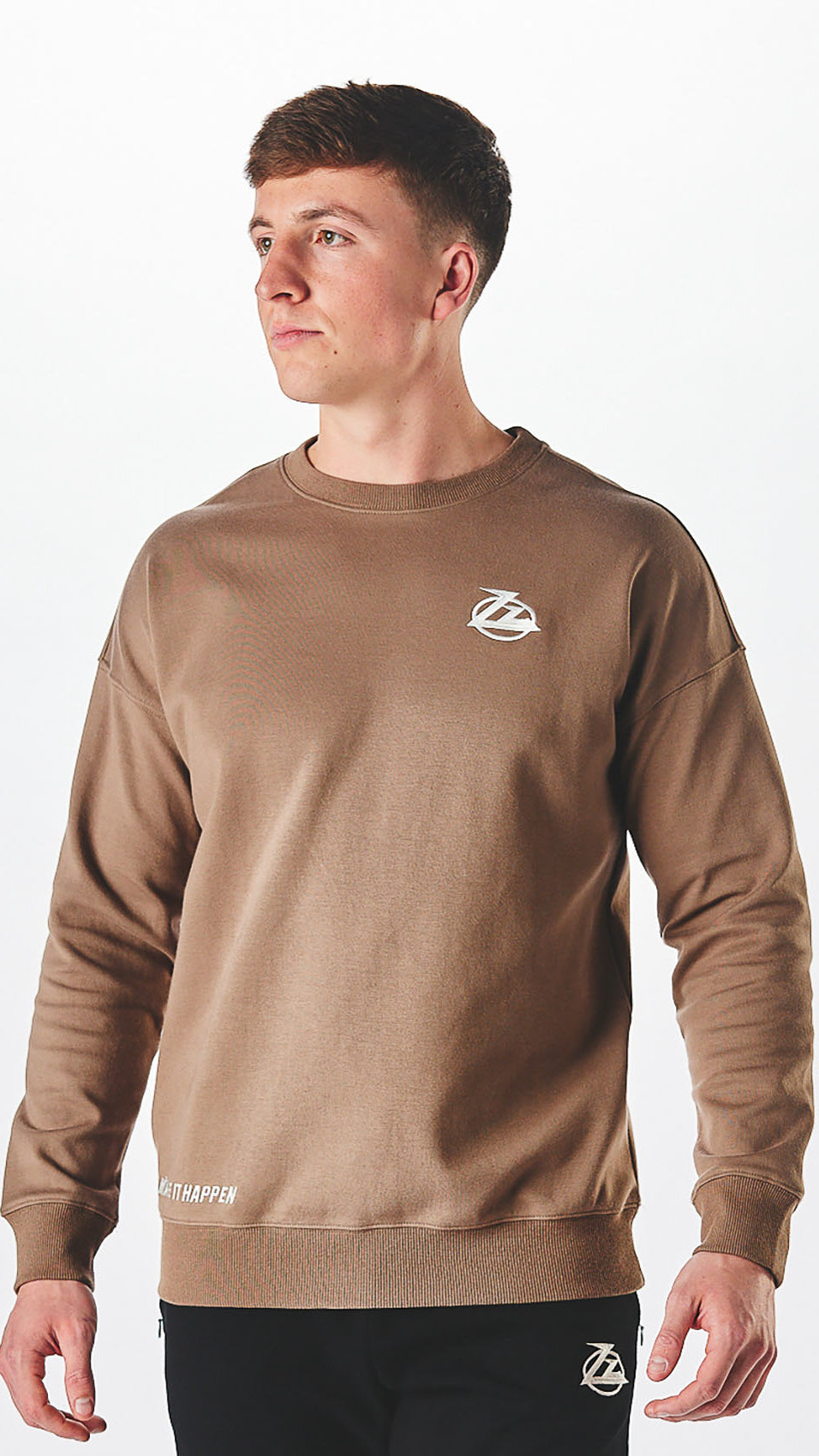 Brown Zz Essential Crewneck