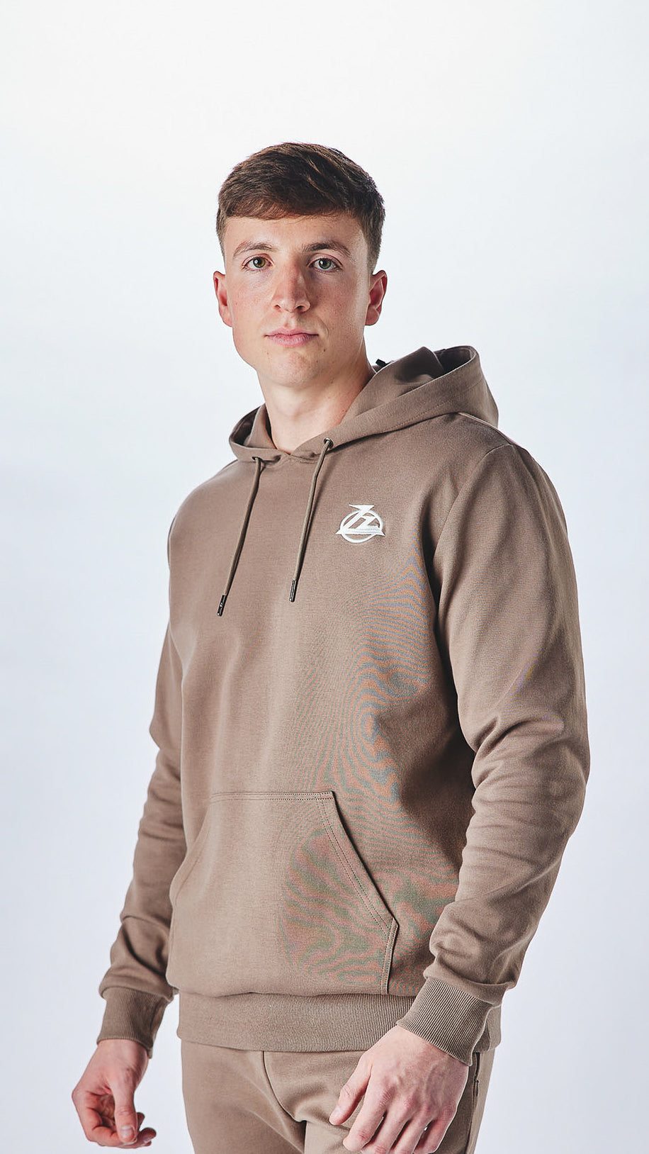 Brown Zz Essential Hoodie