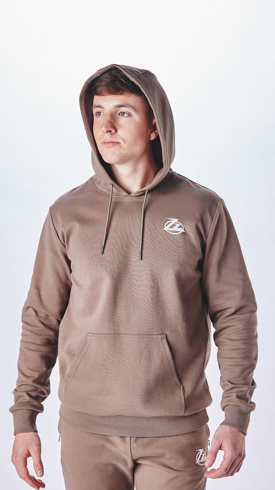 Brown Zz Essential Hoodie