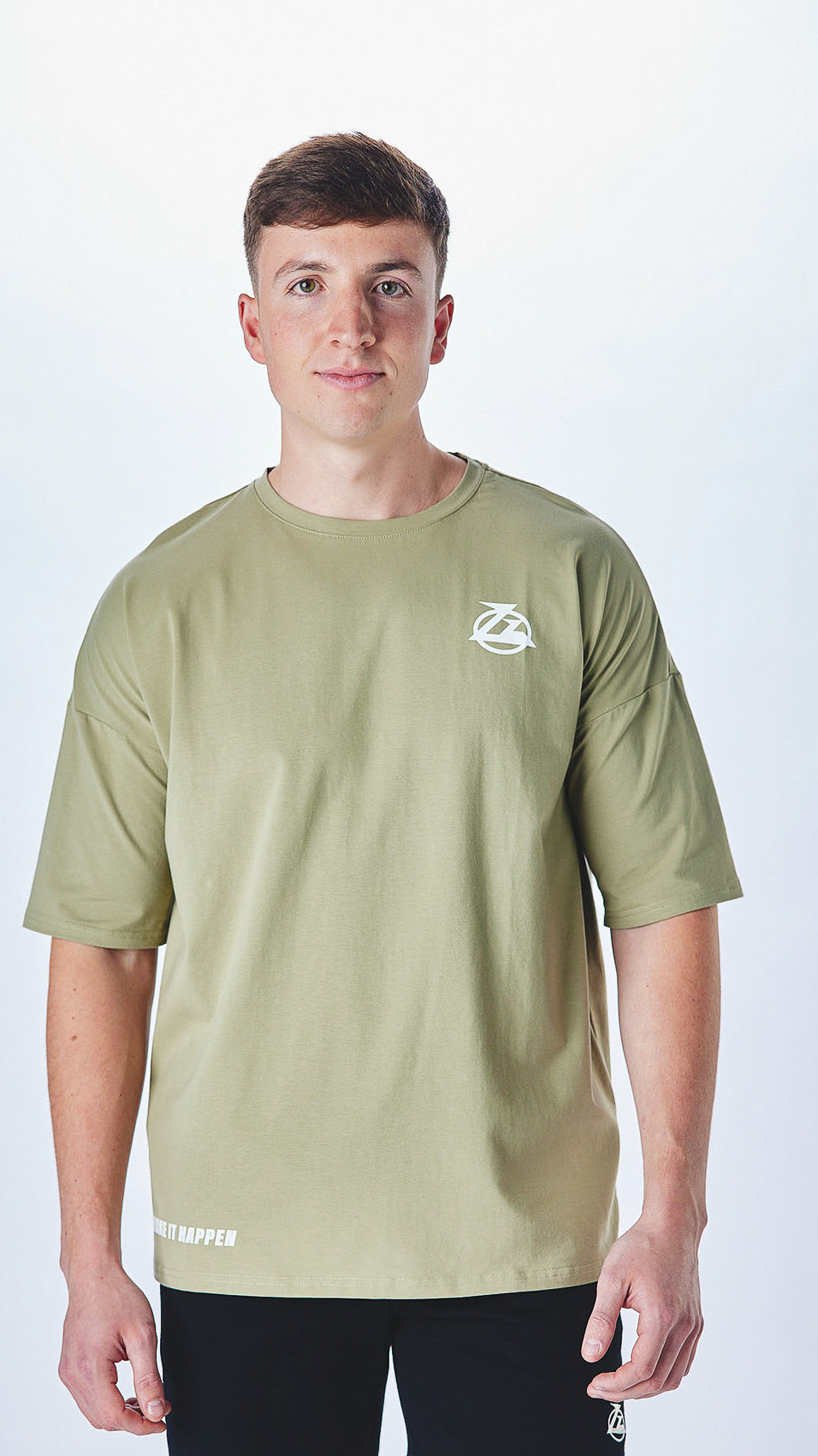 Green Zz Oversized T-Shirt