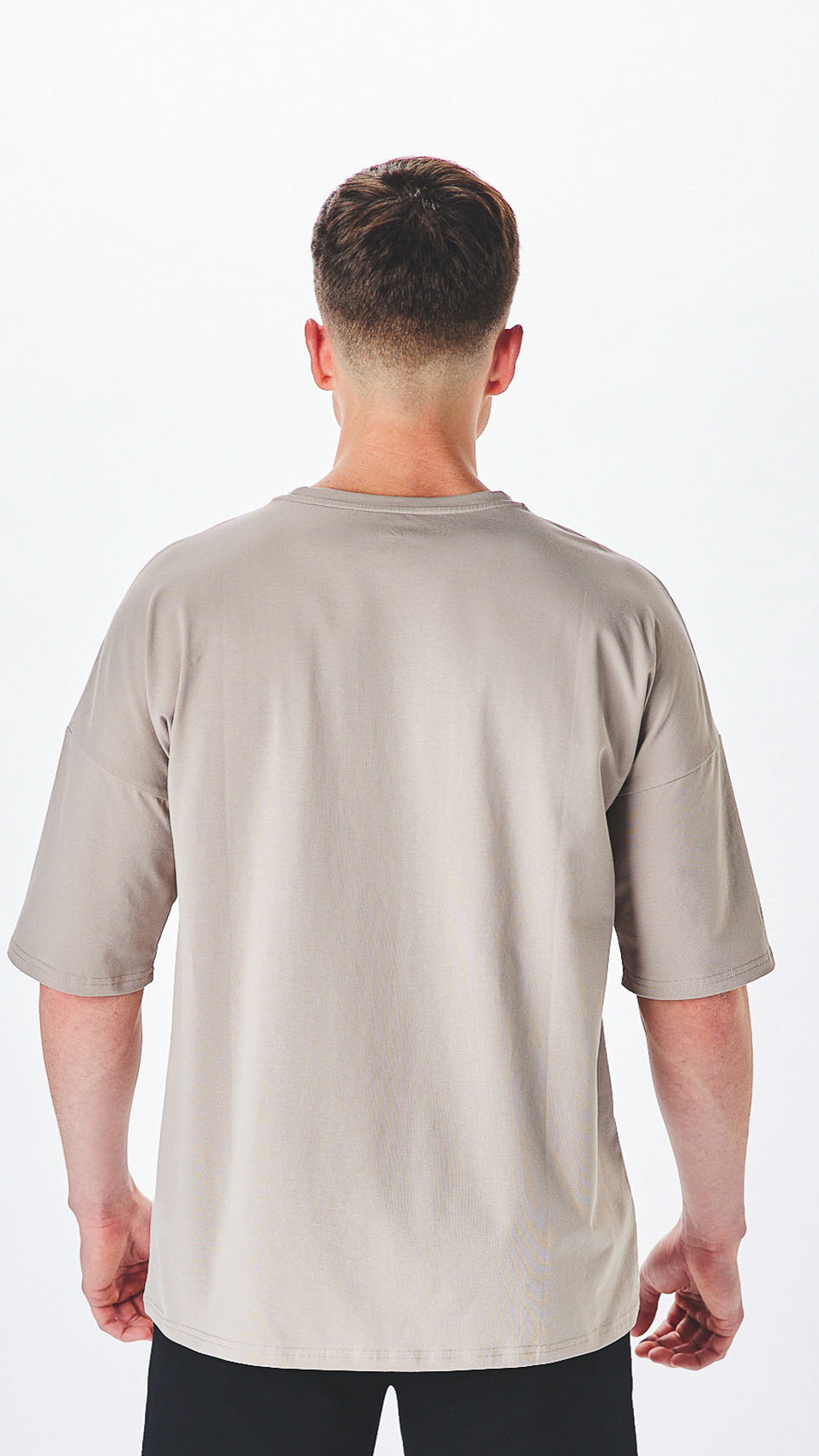 Smoke Grey Zz Oversized T-Shirt