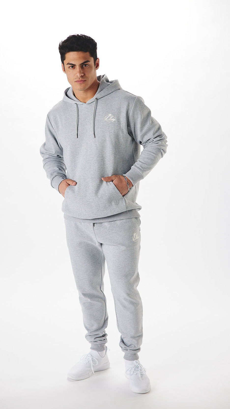 Grey Zz Essential Hoodie