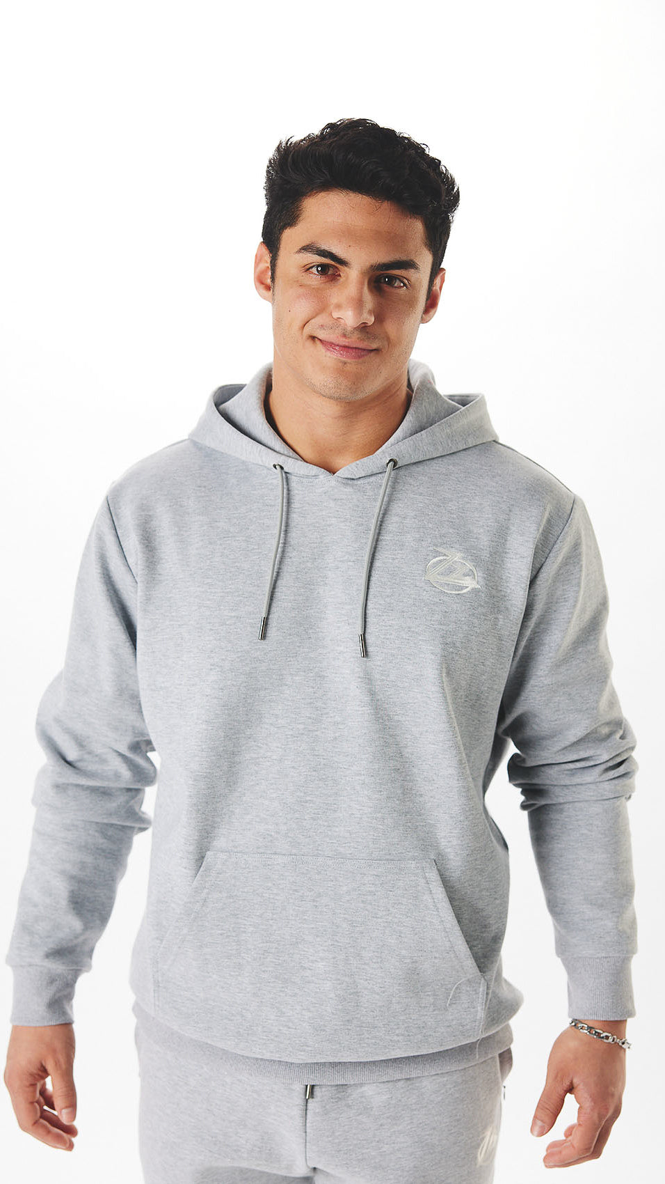 Grey Zz Essential Hoodie