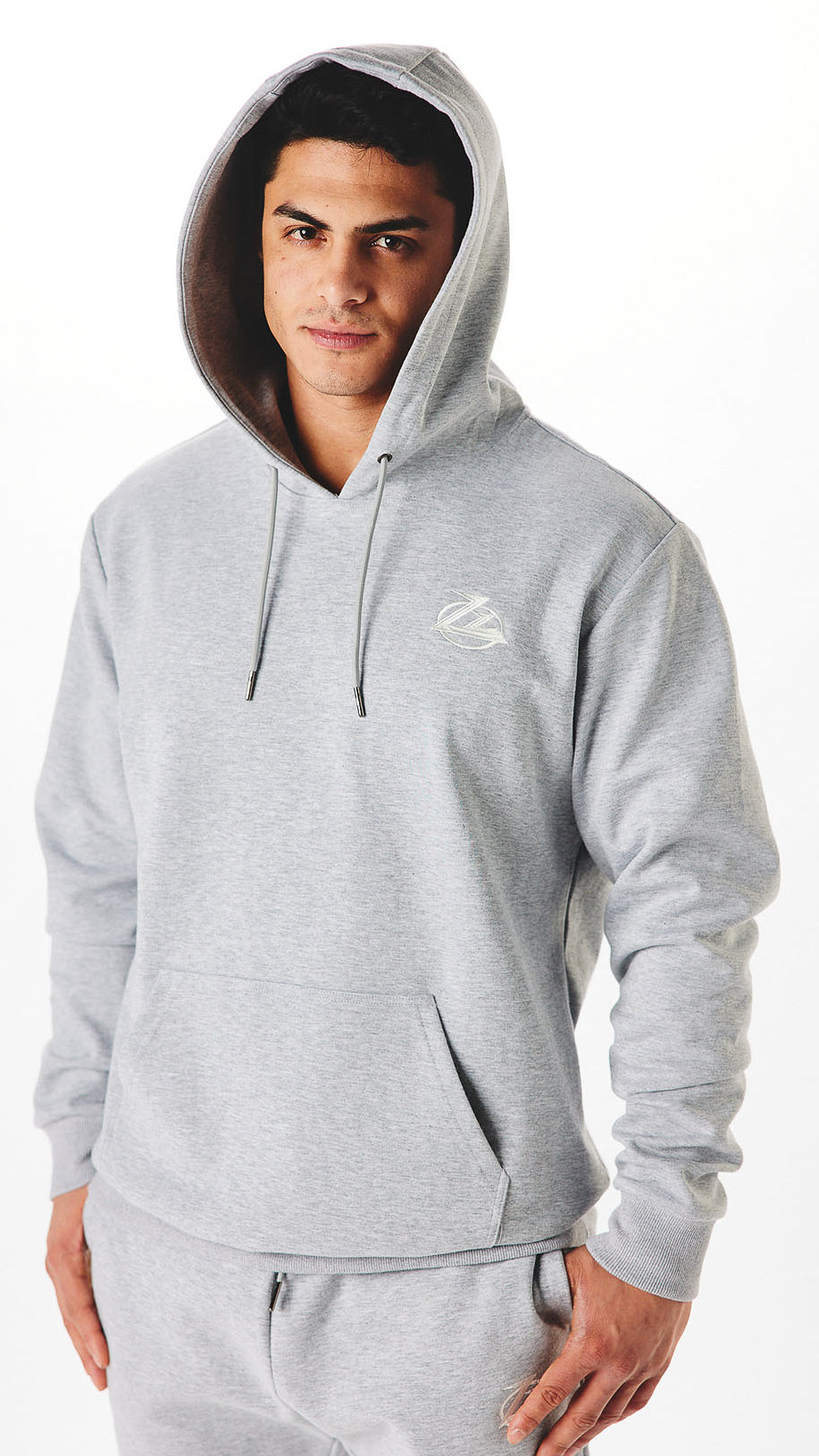 Grey Zz Essential Hoodie