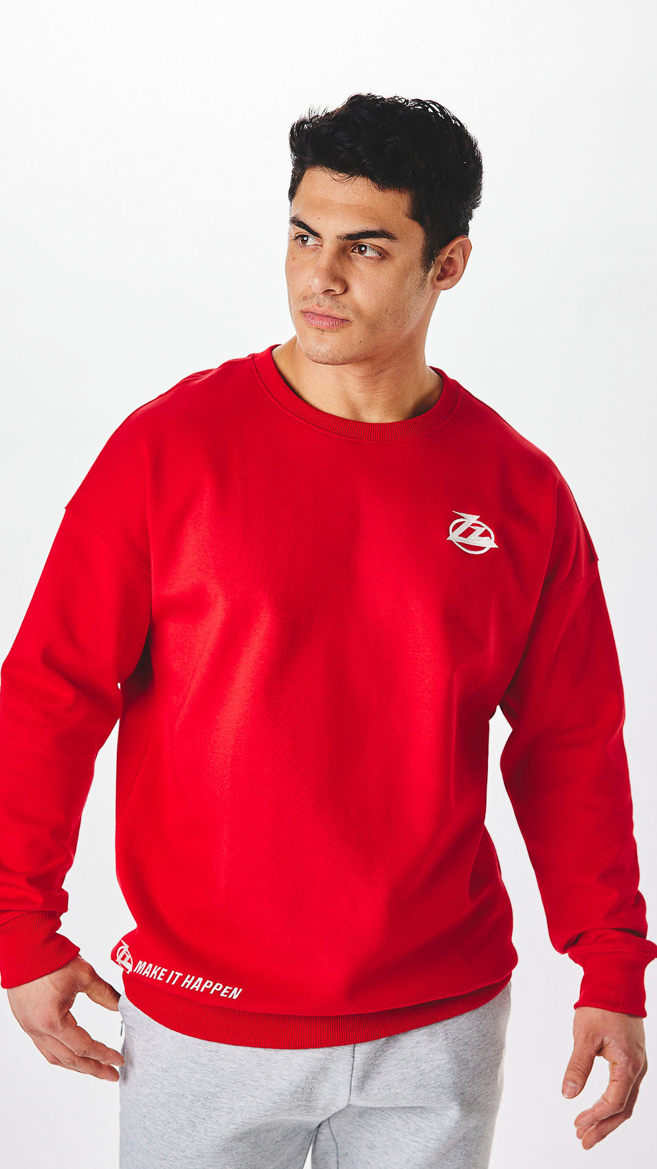 Red Zz Essential Crewneck