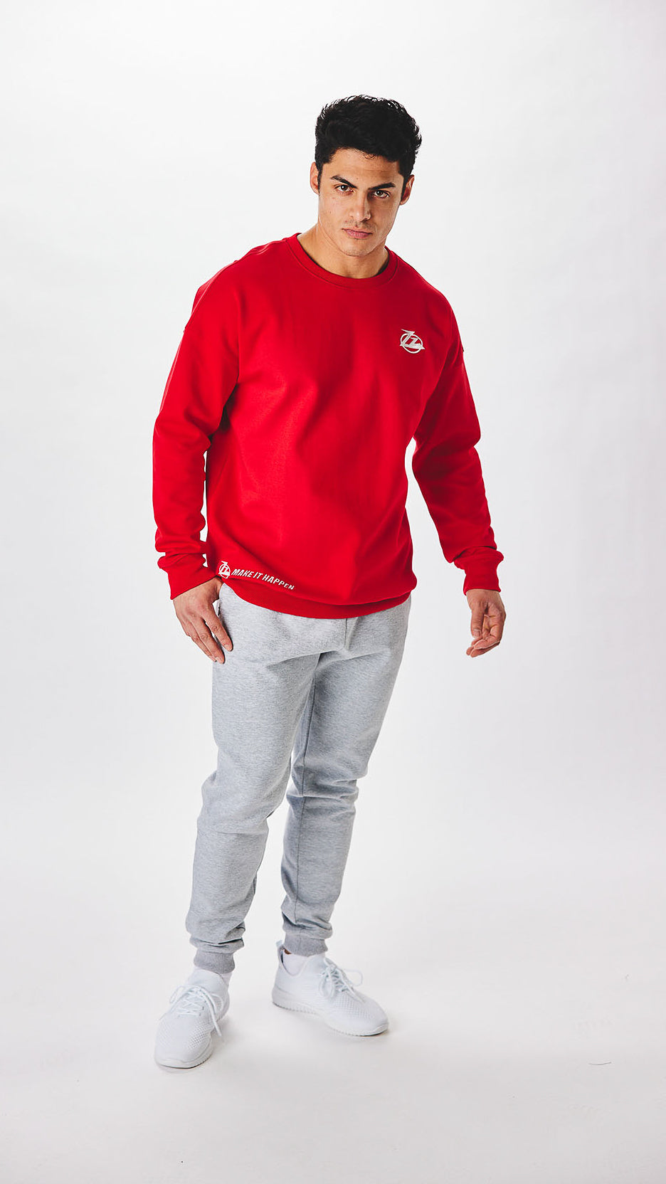 Red Zz Essential Crewneck