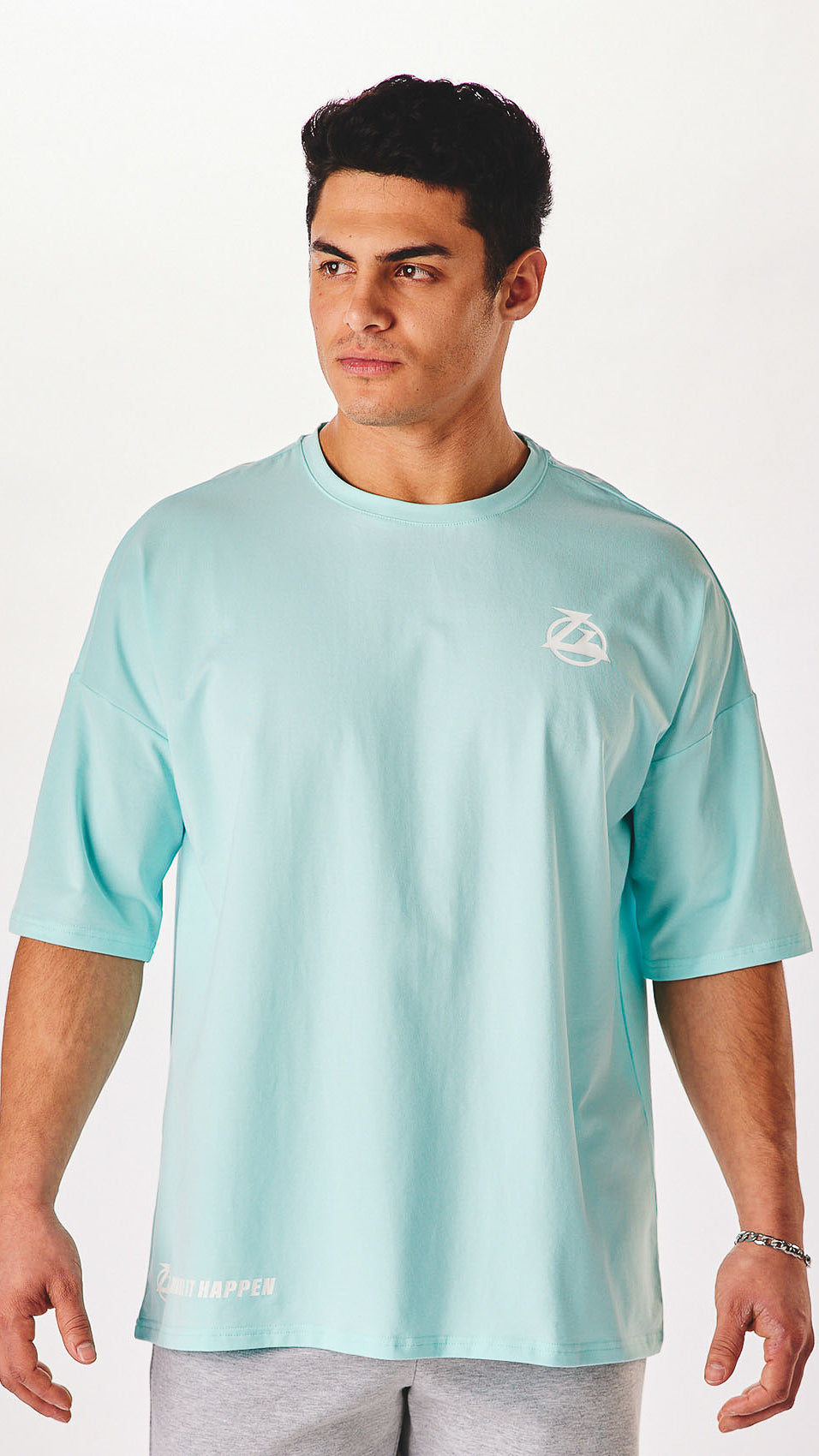 Teal Zz Oversized T-Shirt