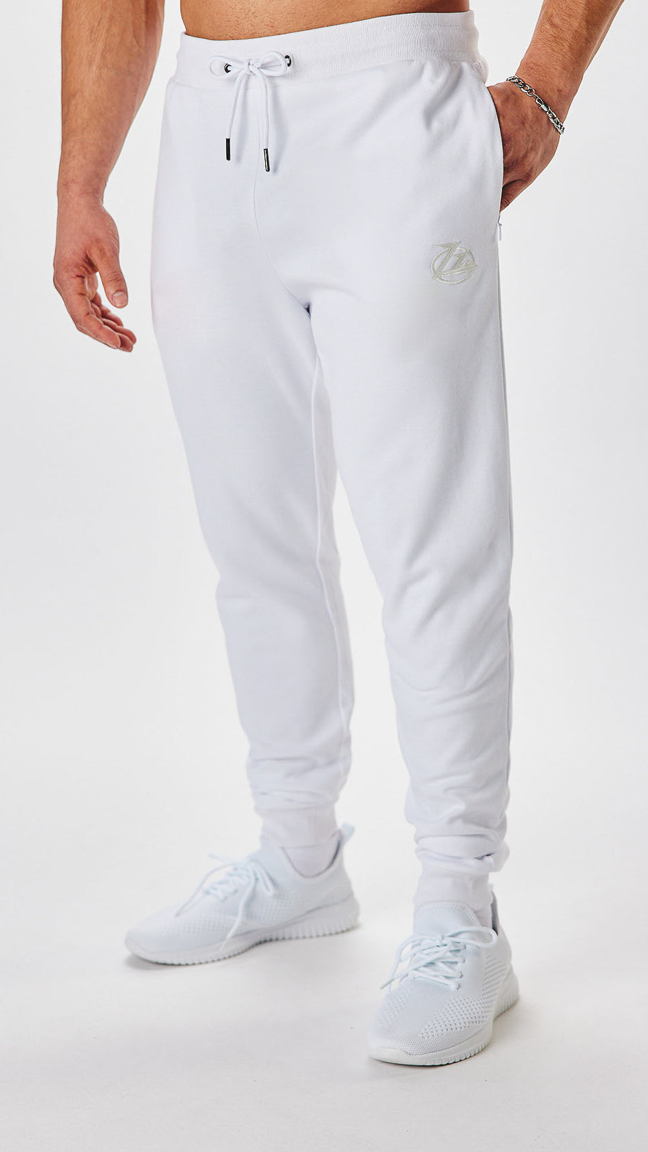 White Zz Essential Jogger