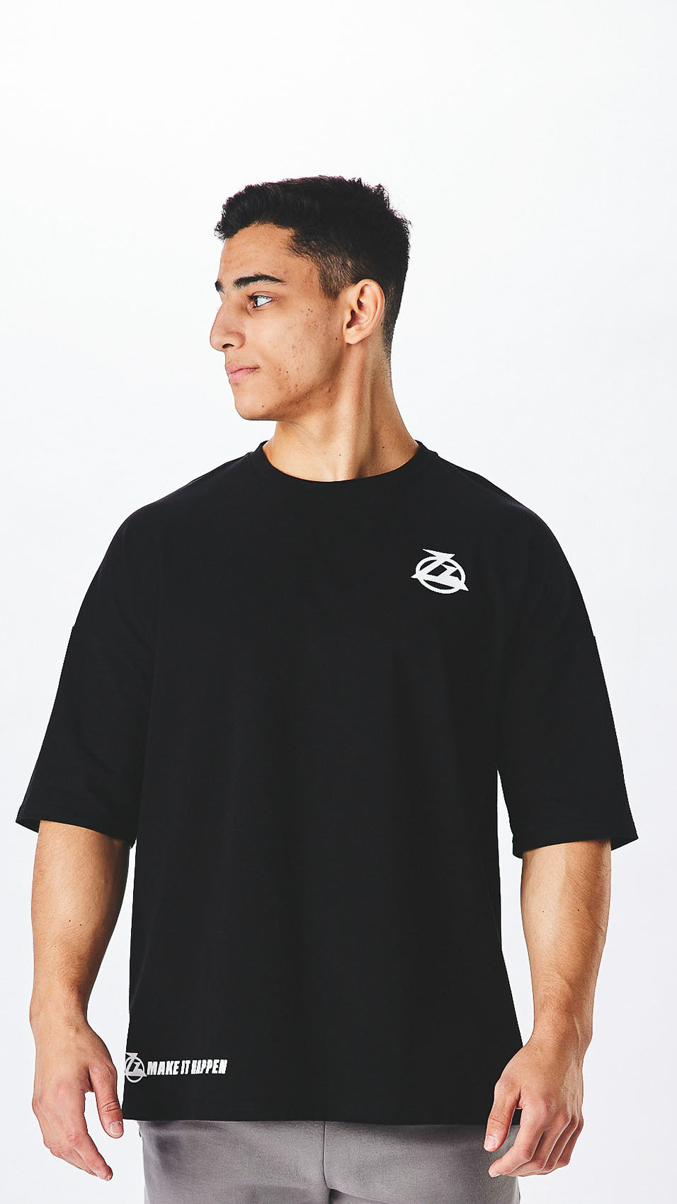 Black Zz Oversized T-Shirt