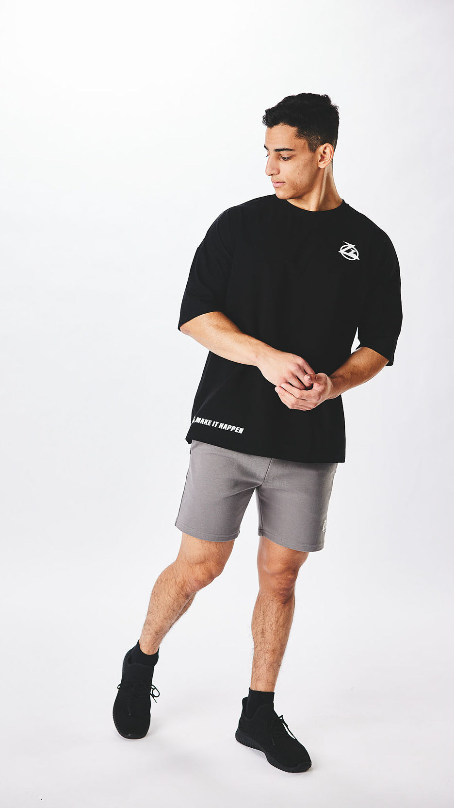 Black Zz Oversized T-Shirt