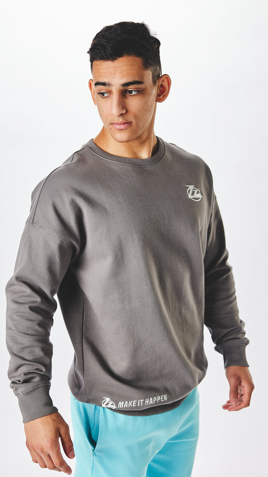 Charcoal Zz Essential Crewneck