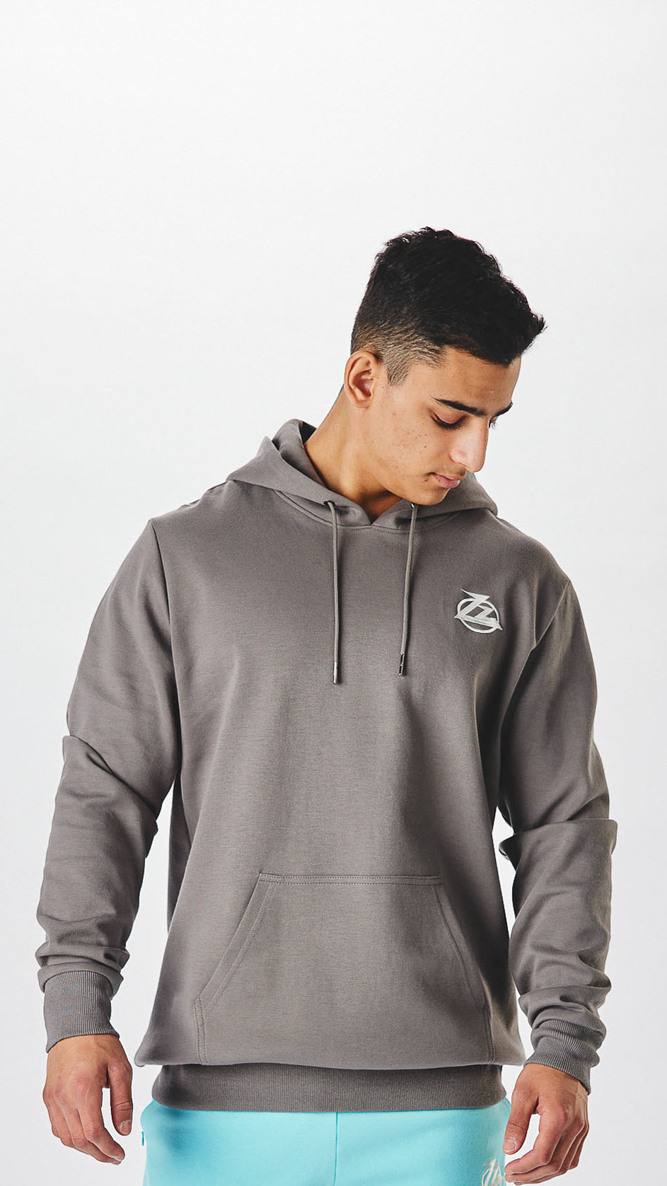 Charcoal Zz Essential Hoodie