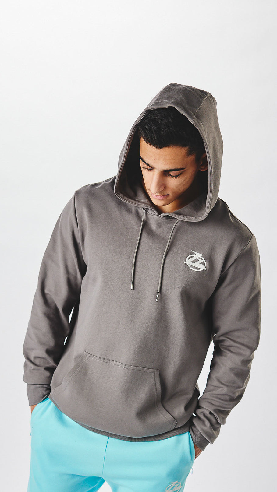 Charcoal Zz Essential Hoodie