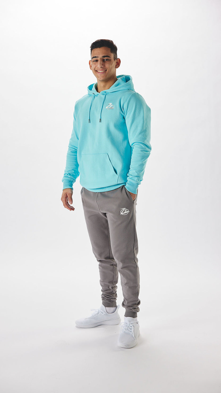 Teal Zz Essential Hoodie