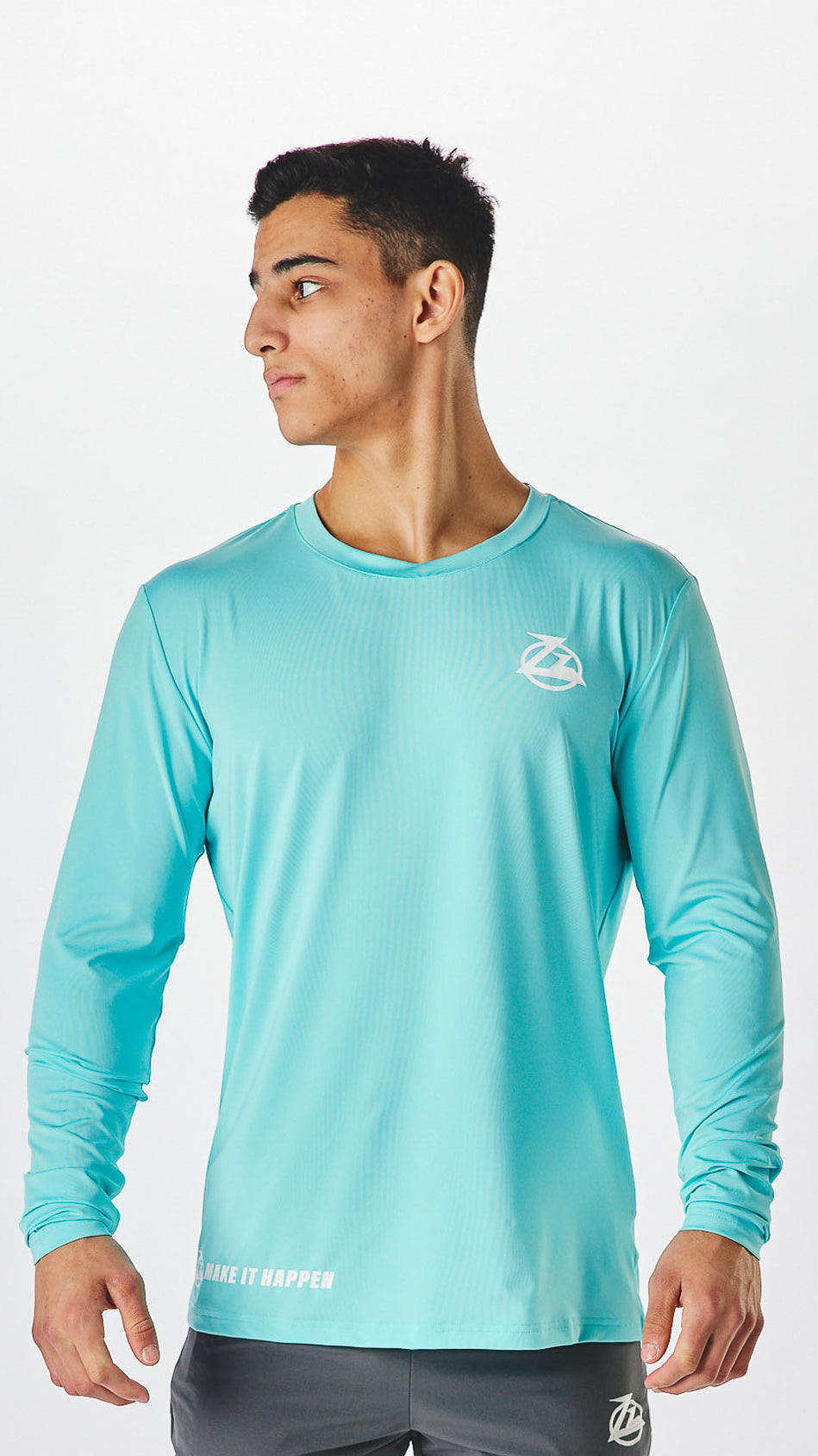 Teal Zz Sport Long Sleeve